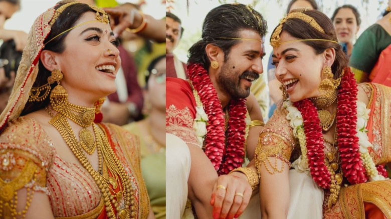 কত কেজি স্বর্ণের গহনায় বিয়ে হলো বিজয়-রাশমিকার?